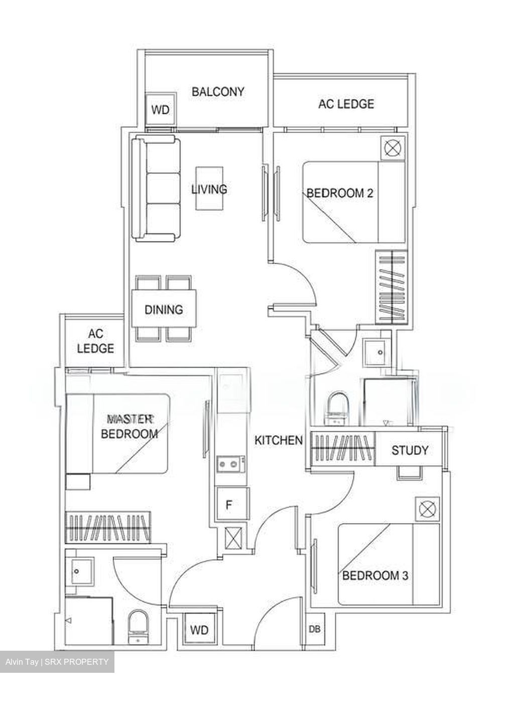 Hills Twoone (D23), Apartment #580945871